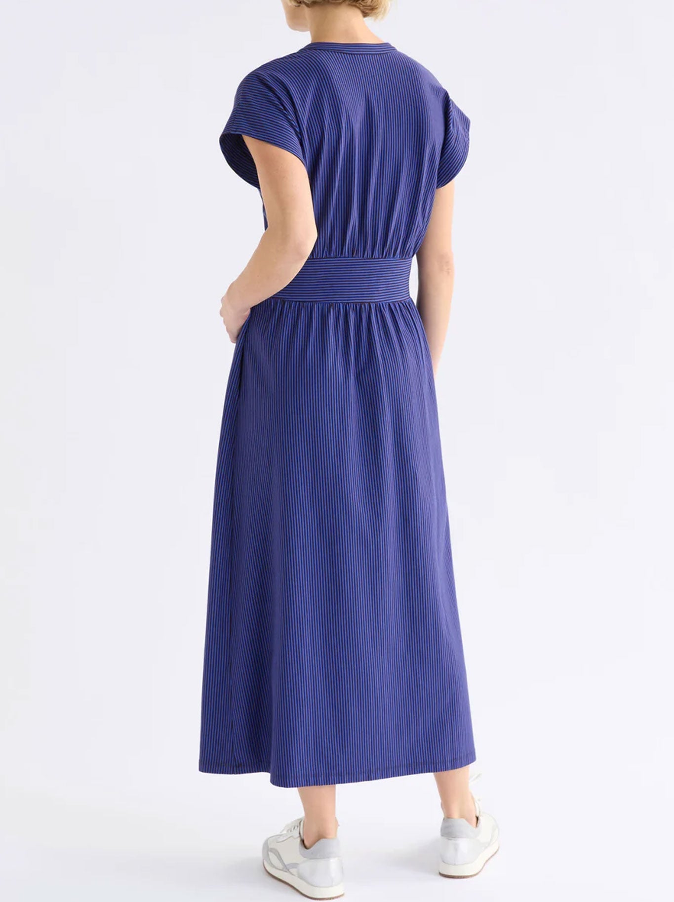 ELK EVVE DRESS (Chocolate Cobalt)