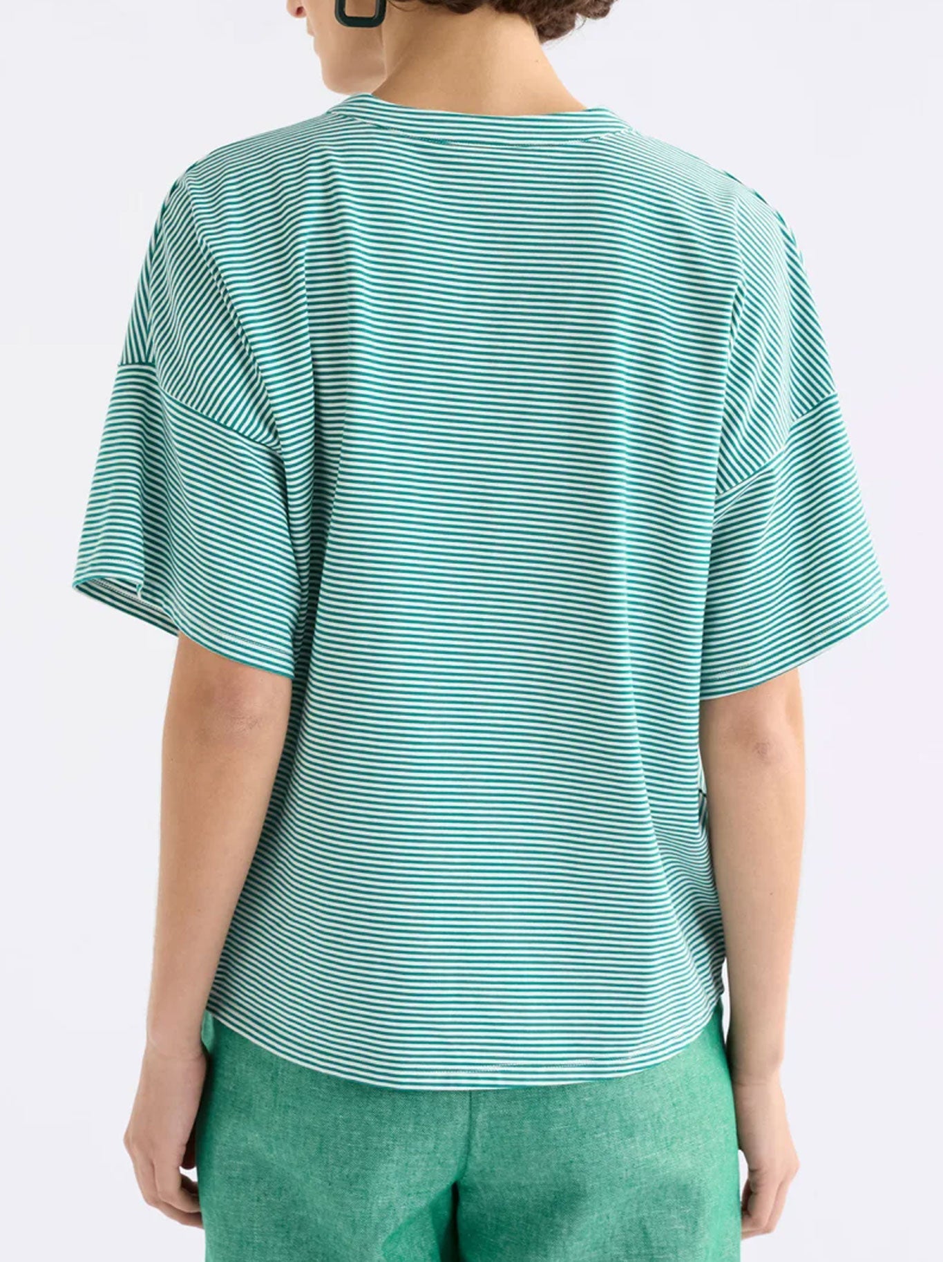 ELK EVVE T SHIRT (Bright Teal/White)