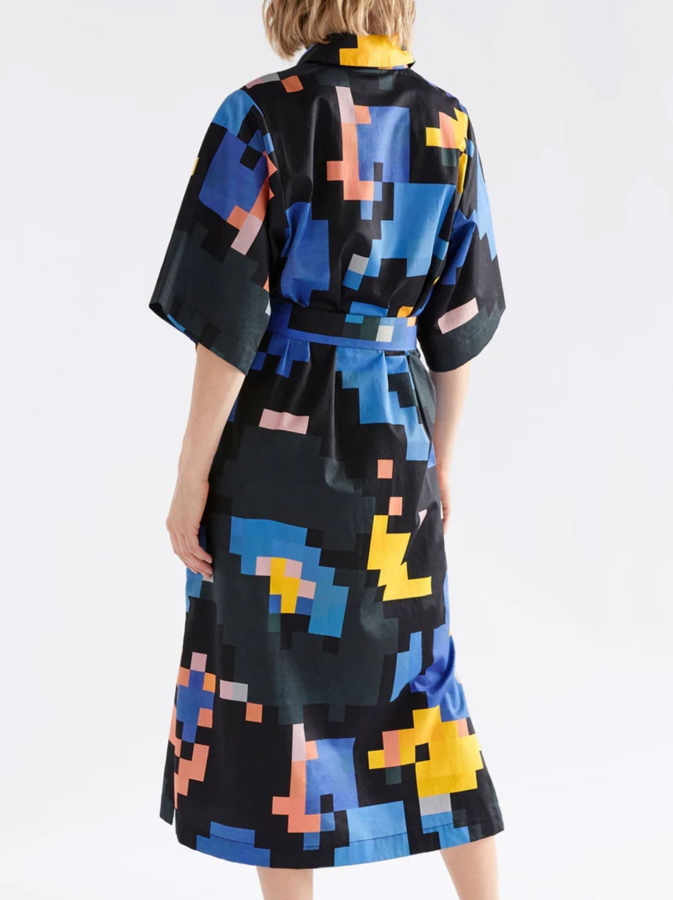 ELK GRAND SHIRT DRESS (Lucent Print)