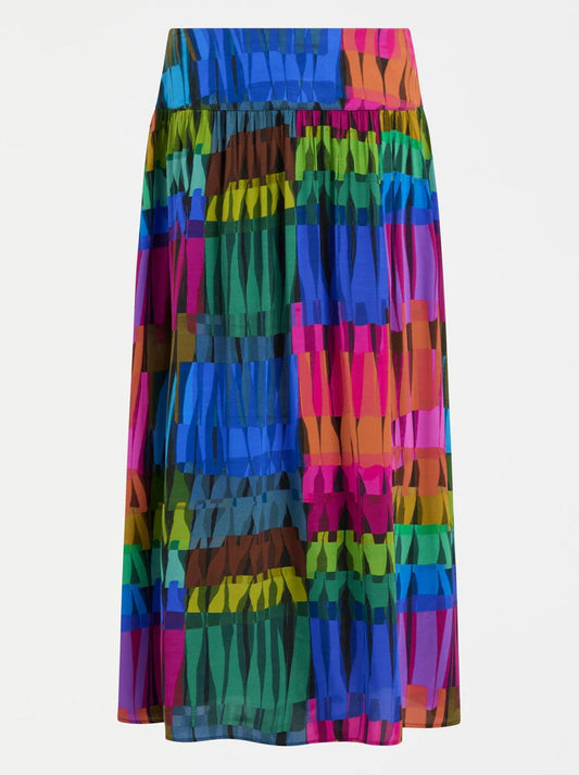 ELK REVA SKIRT (Lind Dark Print)