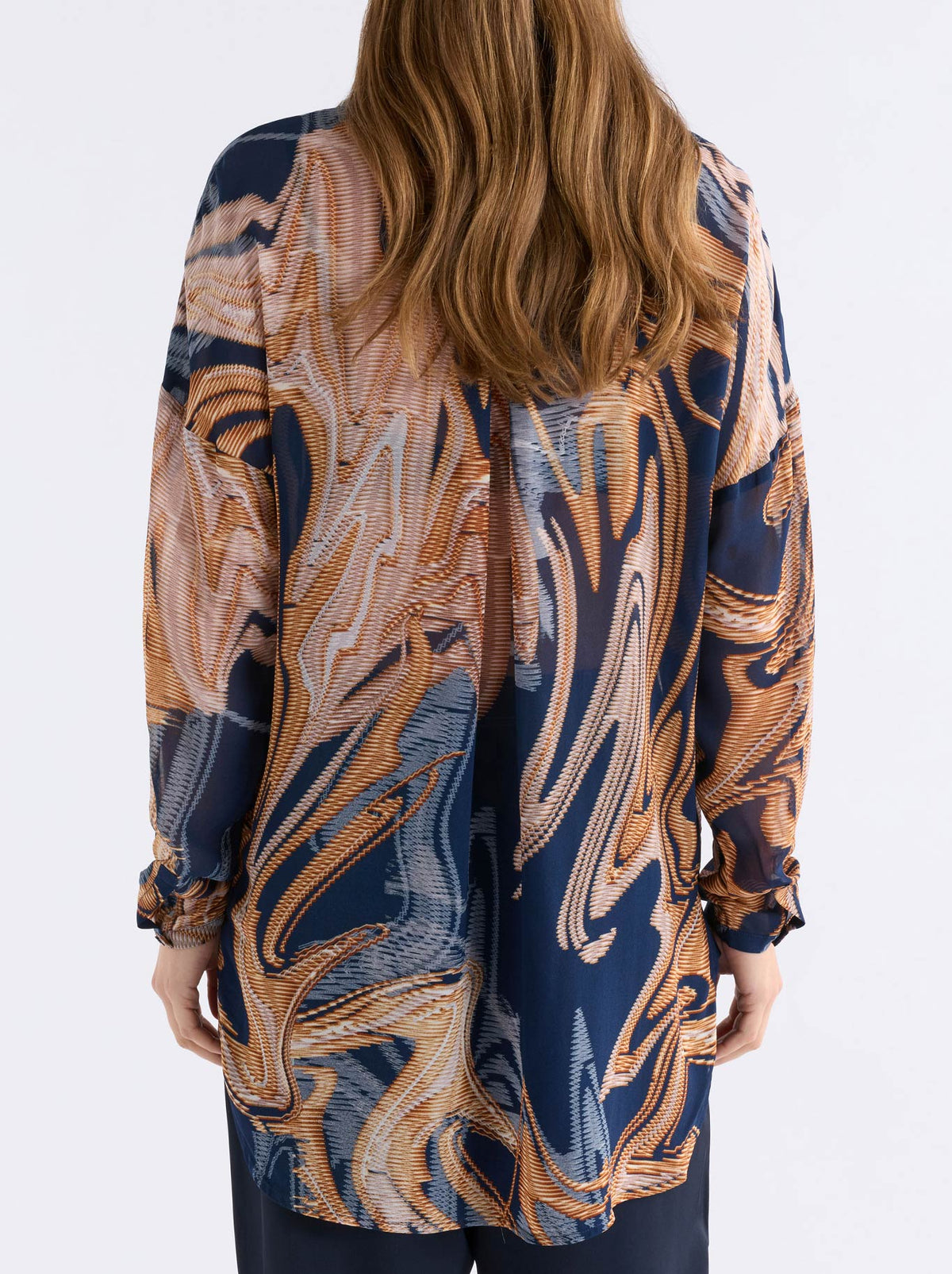 ELK EIR SHEER SHIRT (Brandr Print)