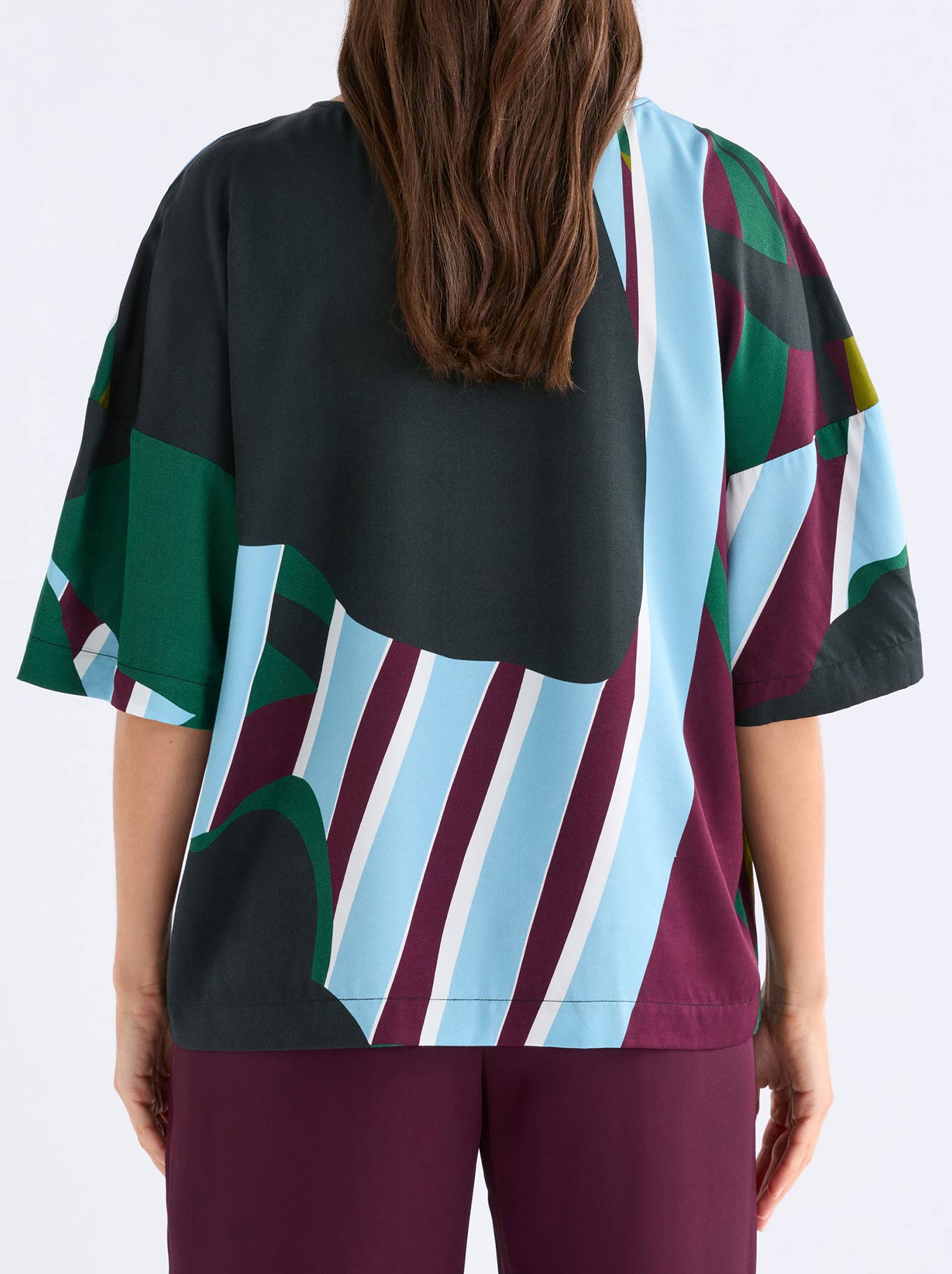 ELK KOBAII TOP (Stribe Print)