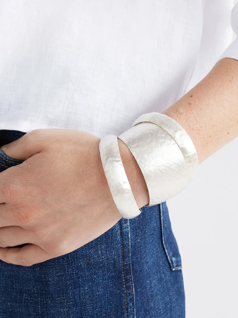 ELK GILD THIN CUFF BANGLE (Gold)