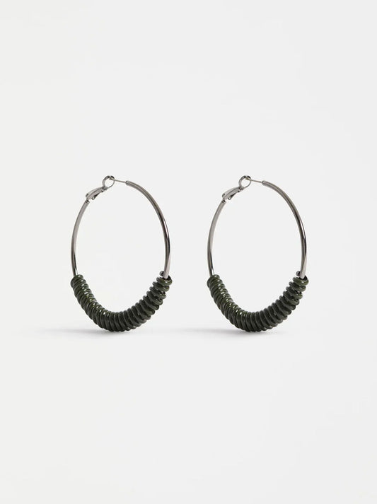 ELK VRID HOOP EARRING (Cobalt)