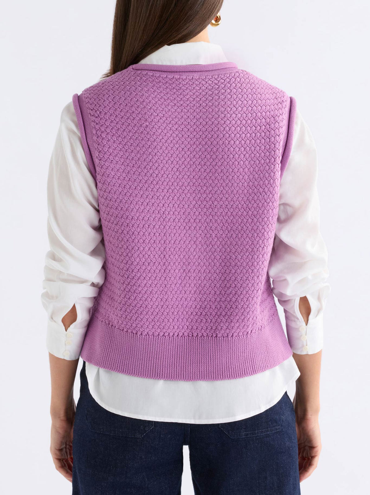 Elk Naya Knit Vest (Violet)