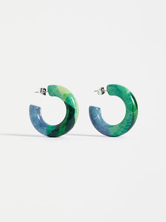 Elk Resso Hoop Earring (Fuchsia)