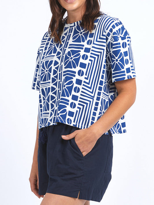 ELM CASABLANCA TEE (China Blue)