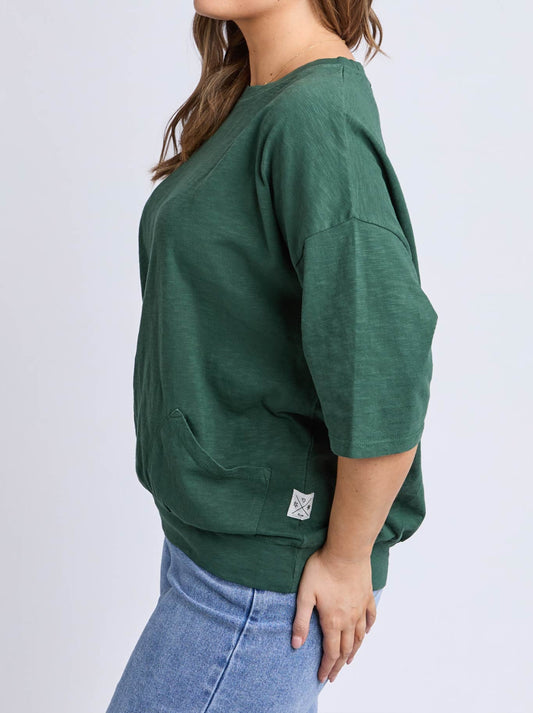 Elm Mazie Sweat (Winter Green)