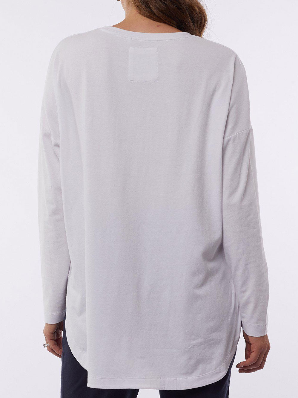 ELM SOCIETY LONG SLEEVE TEE (White)