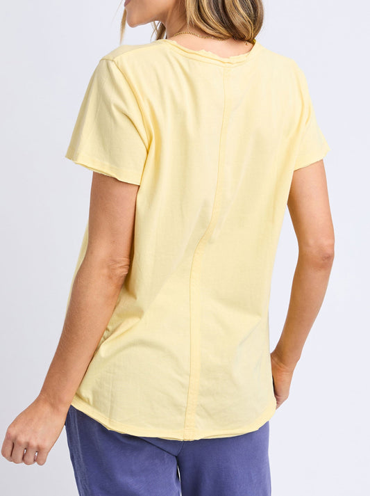 ELM PIMA VEE TEE (Azure)