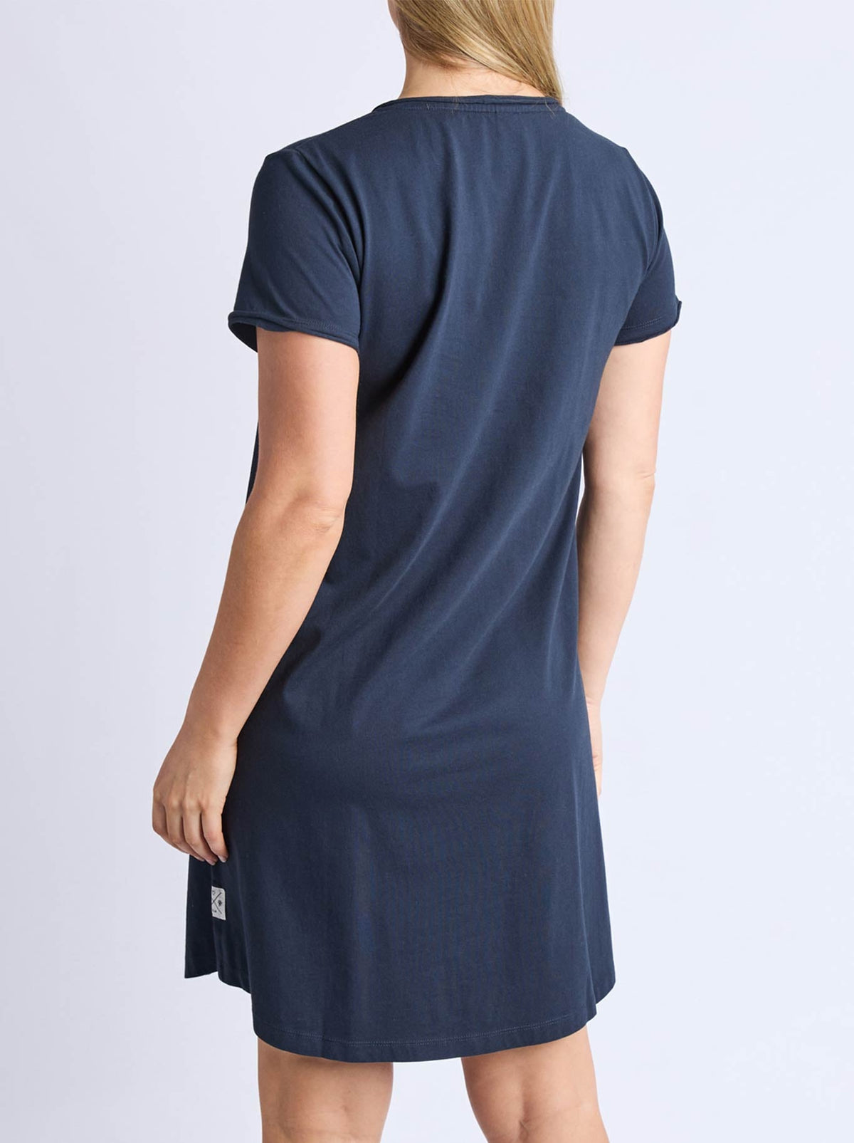 ELM PIMA VEE DRESS (Navy)