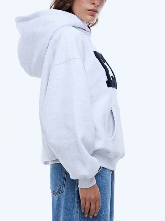 ENA PELLY EP HOODIE (White/Marl)