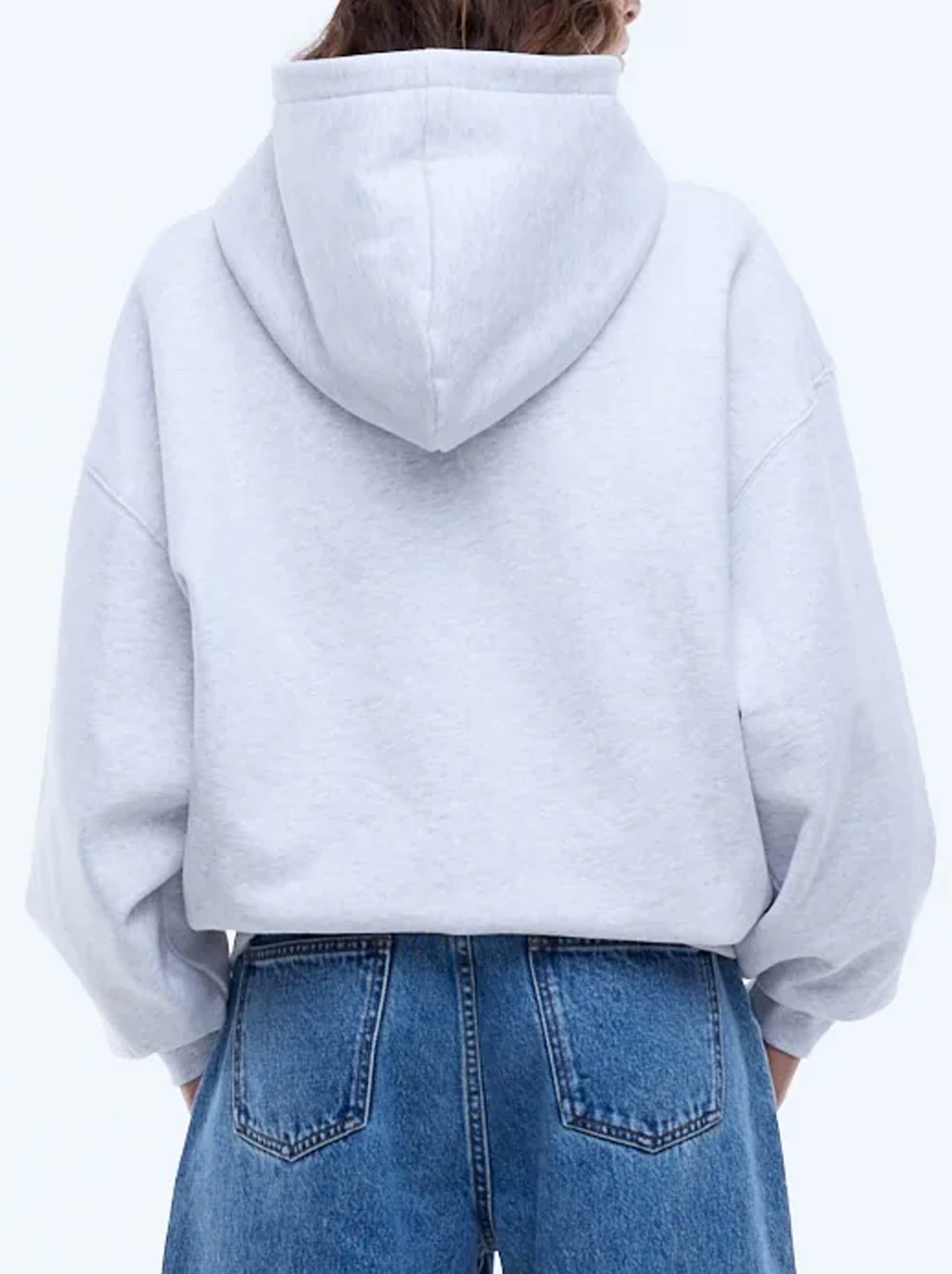 ENA PELLY EP HOODIE (White/Marl)