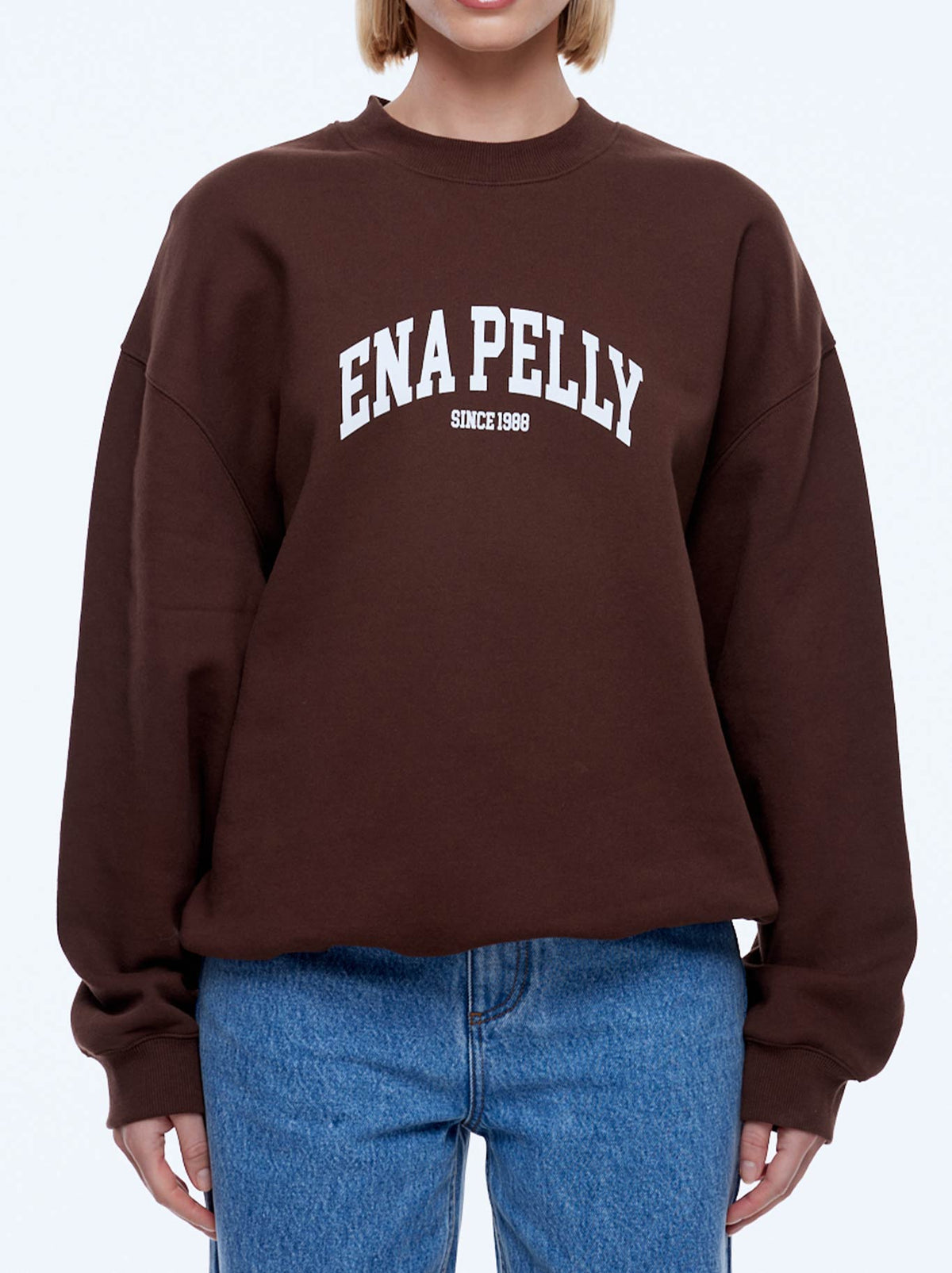 ENA PELLY MILA OVERSIZE SWEAT (Burgundy)