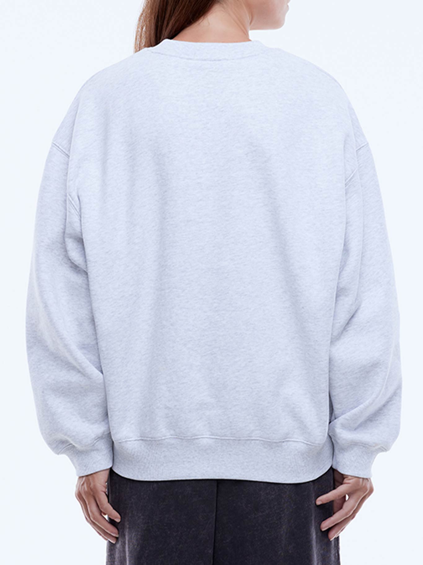 ENA PELLY ROSE SWEATSHIRT (White/Marl)