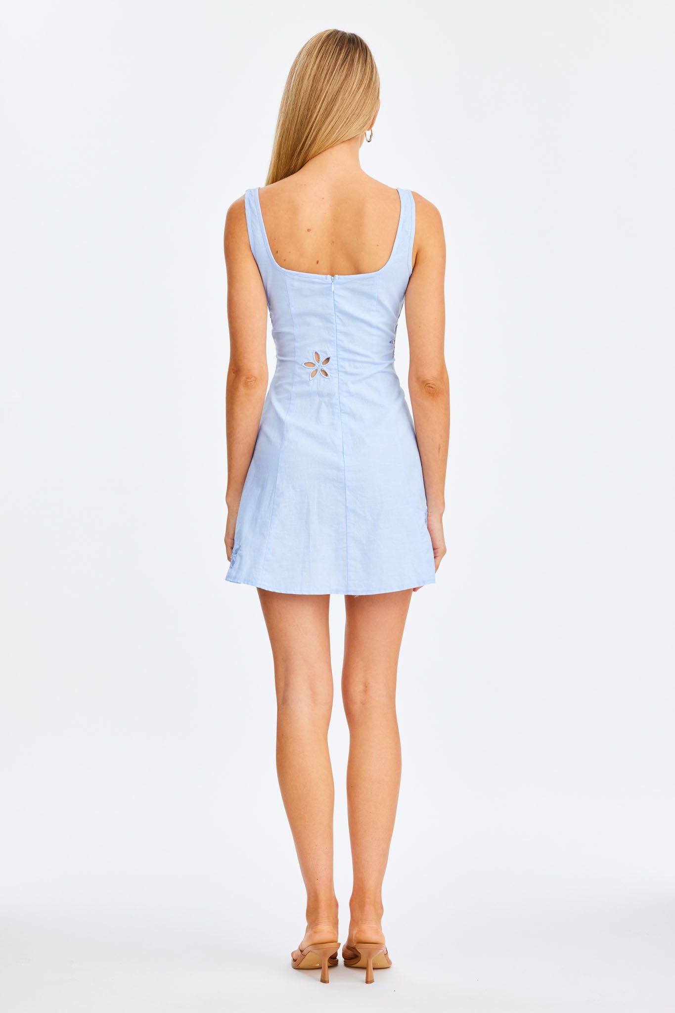 SNDYS FLORA MINI DRESS (Blue)