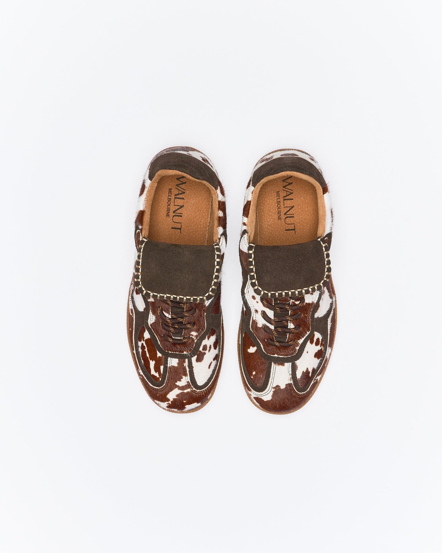 Walnut Melbourne Falcon Leather Sneaker (Cow)