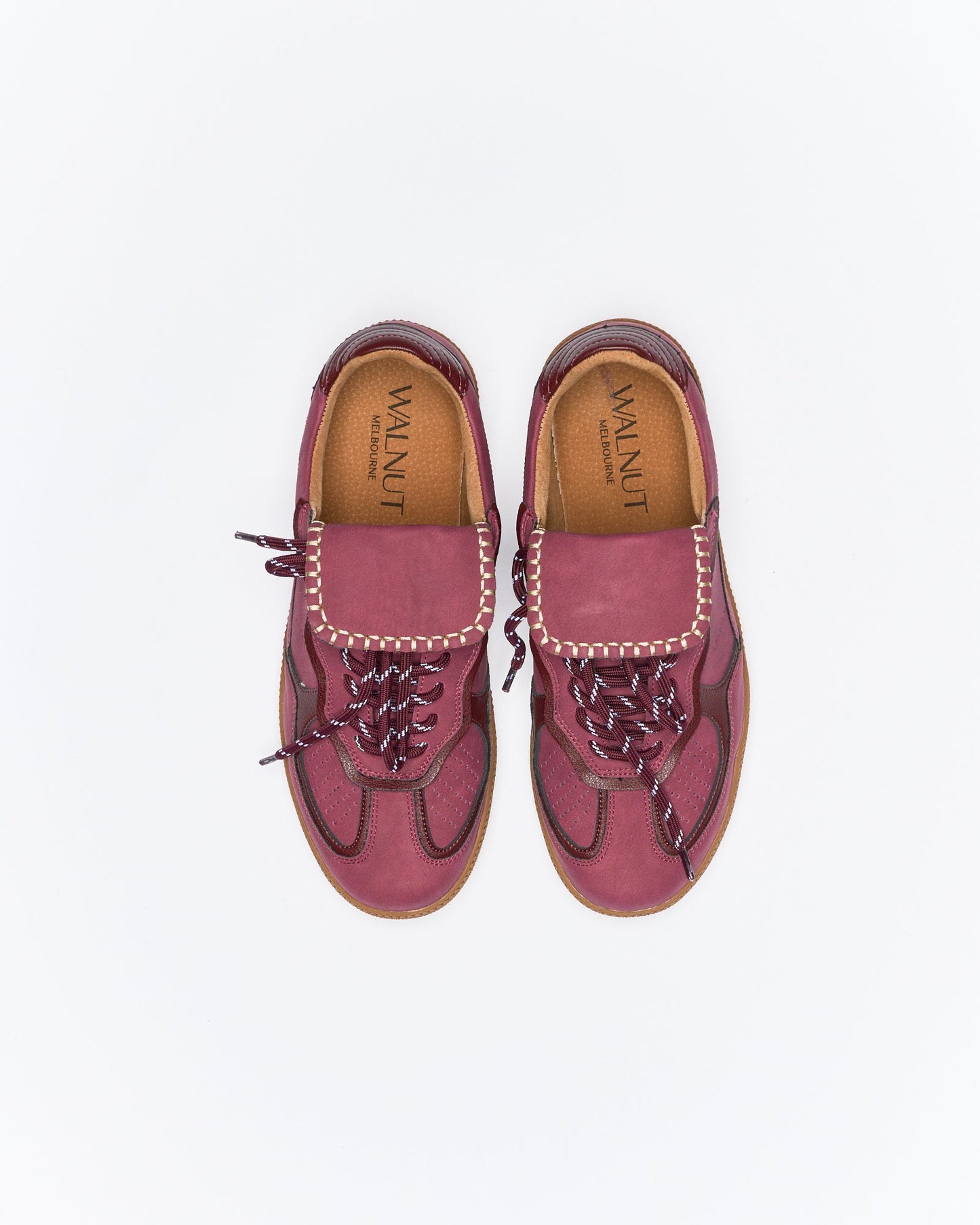 Walnut Melbourne Falcon Sneaker (Bordeaux)
