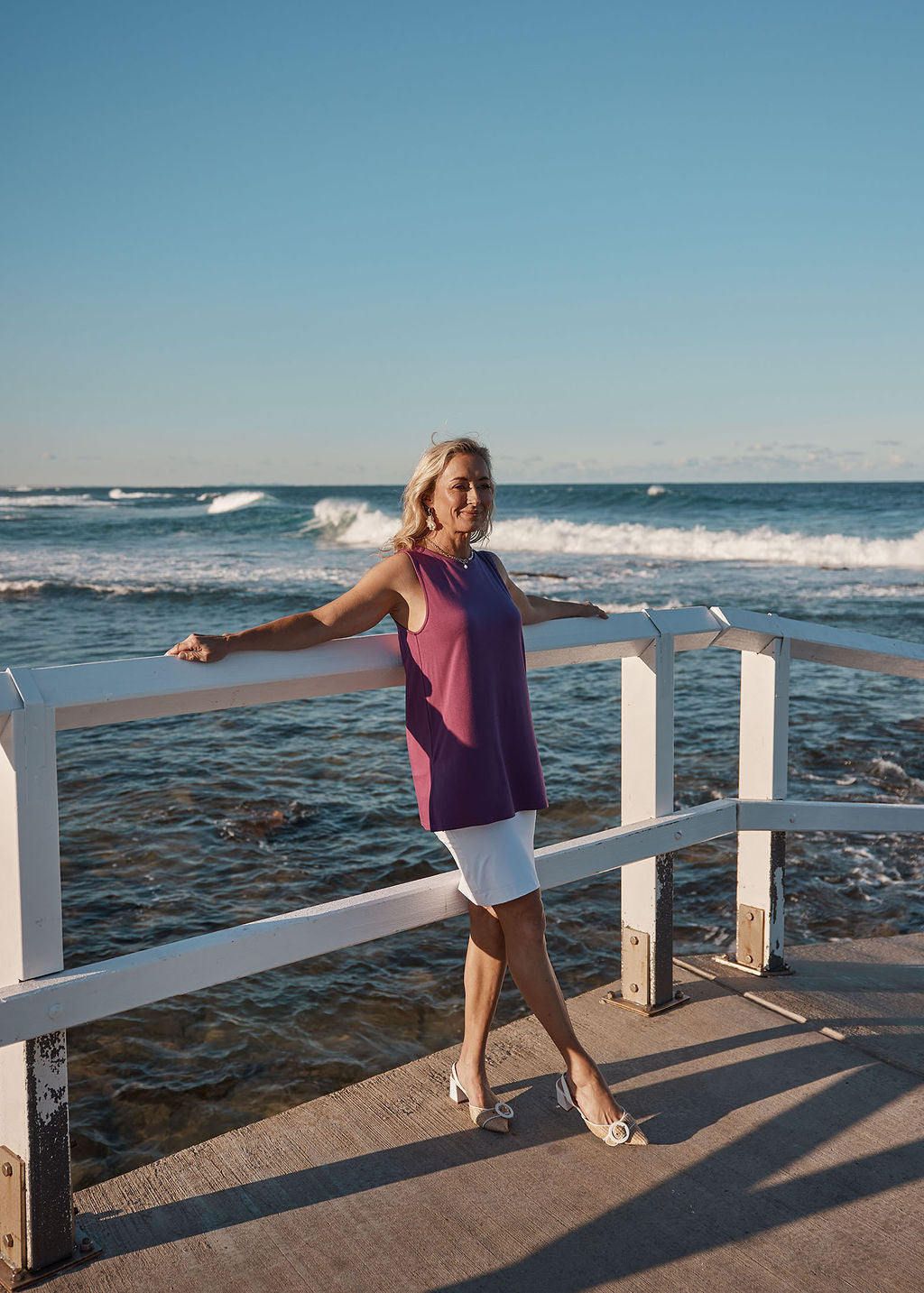 Lou Lou Fantasia Bamboo Tunic Top (Plum)