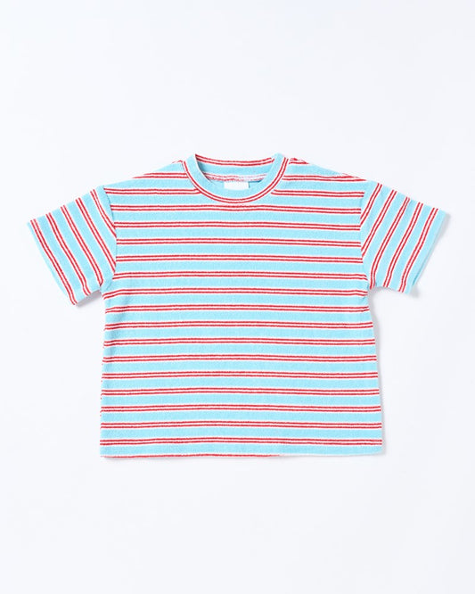 Walnut Melbourne Felix Tee (Terry Stripe Red)