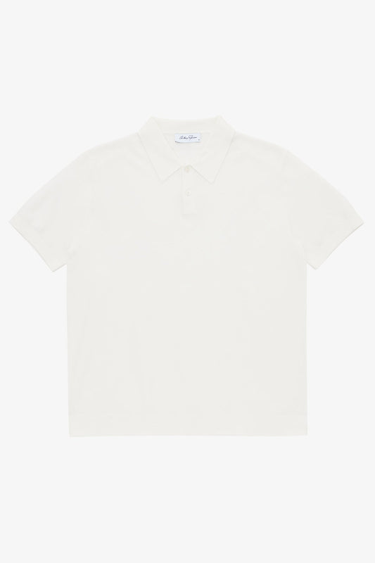 Anthony Squires Frame Honeycomb Polo (White)