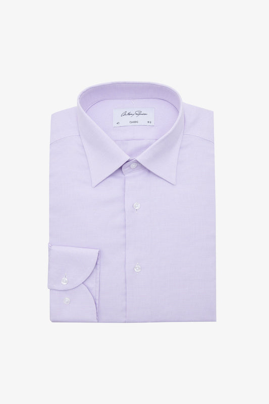 Anthony Squires Gus Formal Shirt Lilac Microdesign (Pink)