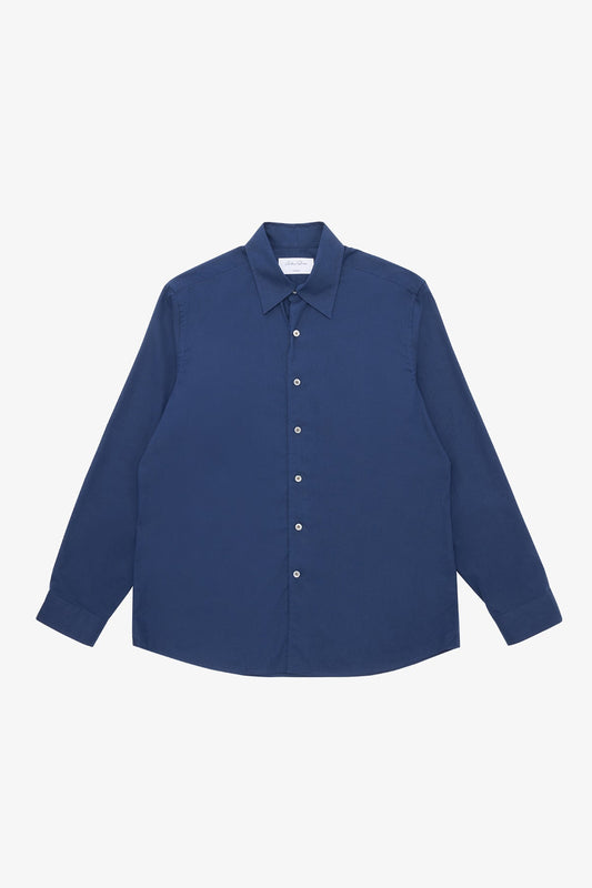 Anthony Squires Quy Cotton/Linen Shirt (Blue)