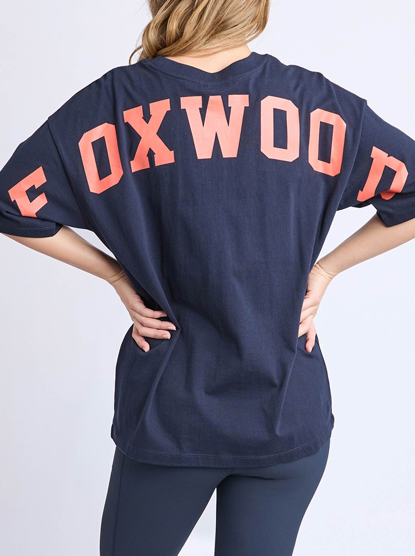 FOXWOOD INTERVAL TEE (Navy Orange)