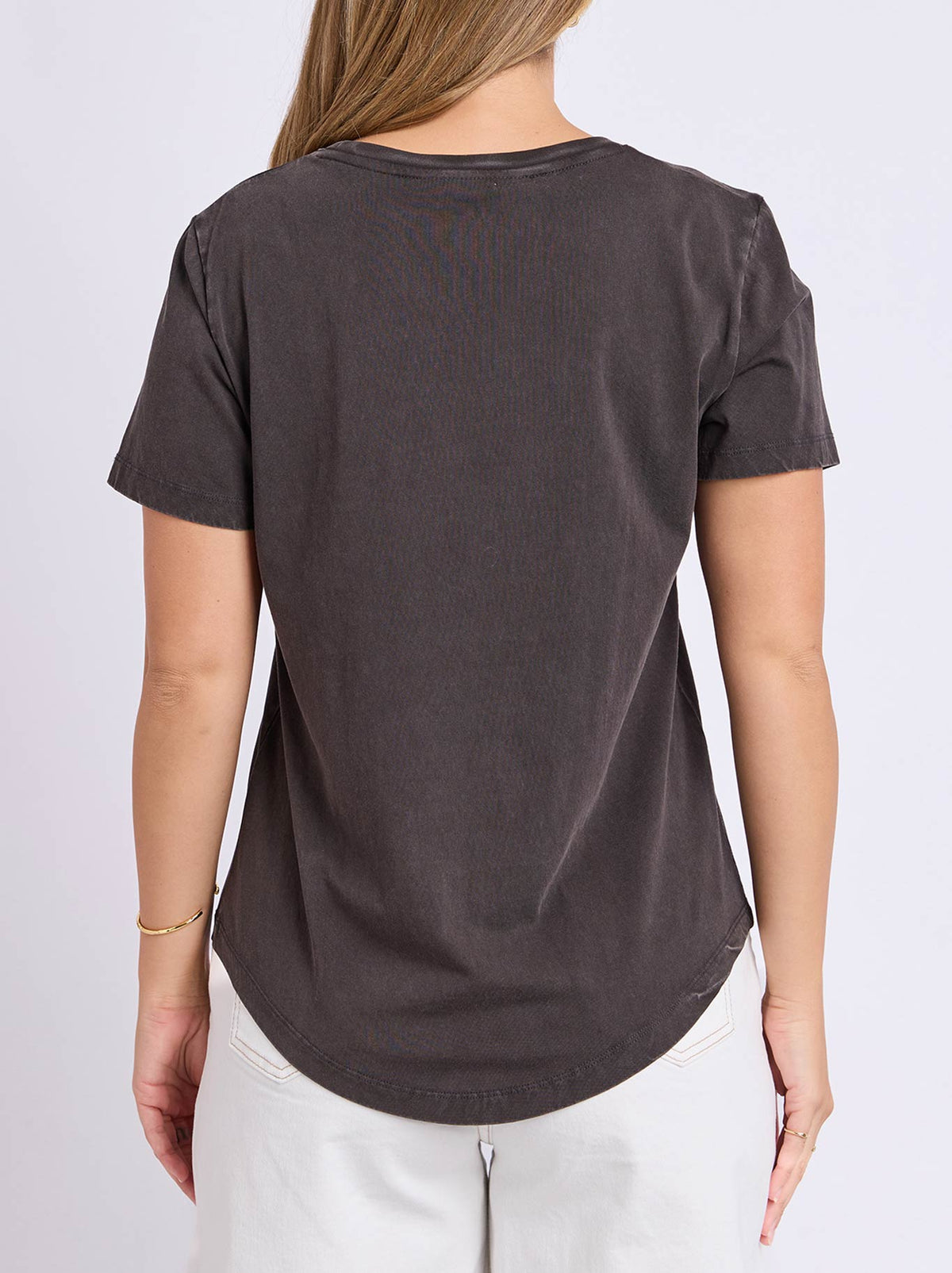 Foxwood Citrus Tee (Washed Black)