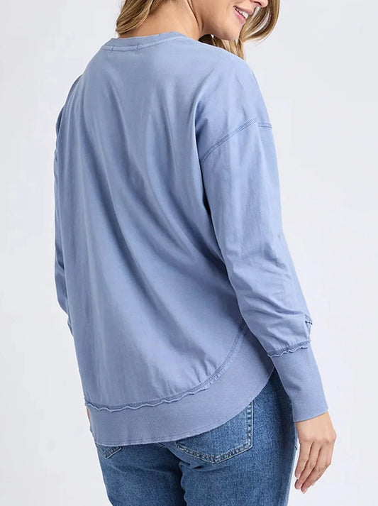 FOXWOOD FARRAH LONG SLEEVE (Country Blue)