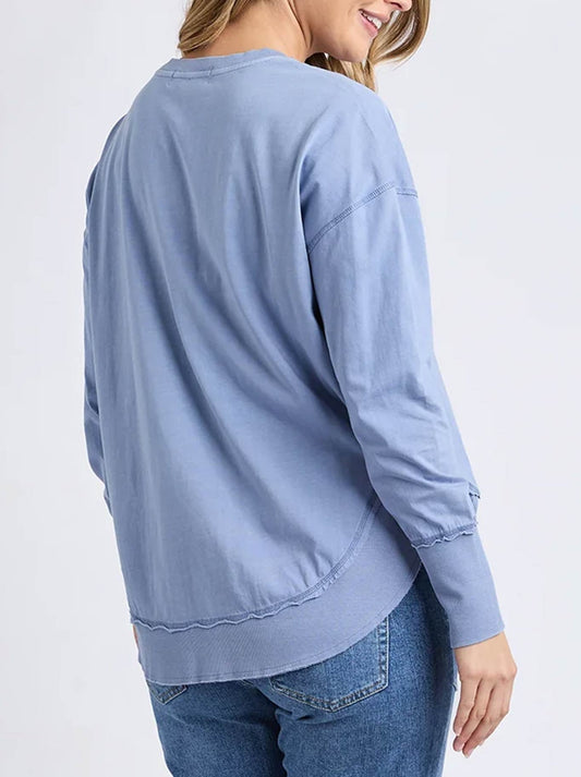 FOXWOOD FARRAH LONG SLEEVE (Country Blue)