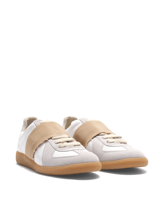 MAISON MARGIELA Replica Leather Sneakers (White Nude)