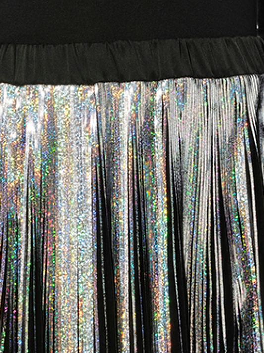 BALMAIN Hologramme Skirt (Black)