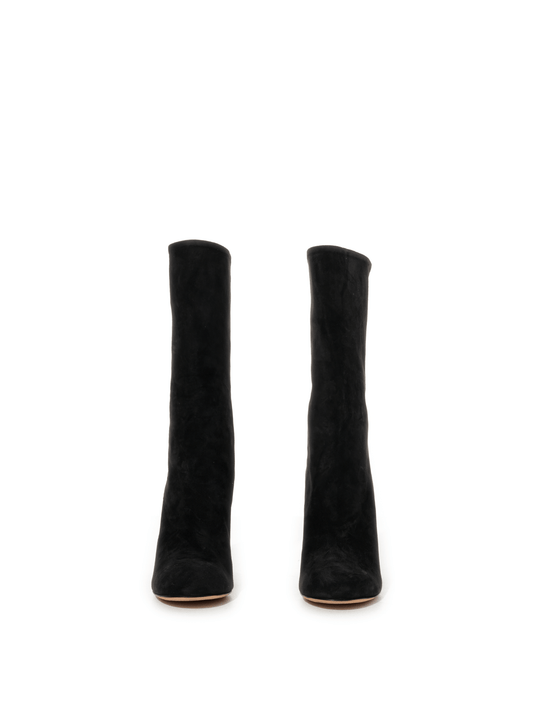 ALEXANDER MCQUEEN Suede Boots (Black)