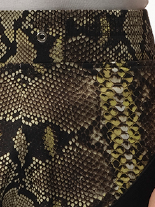 GIVENCHY Snake Print Bermuda (Beige)