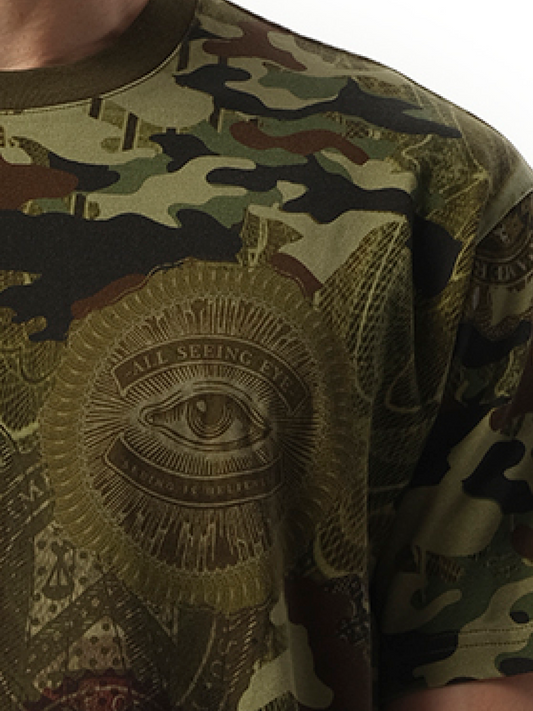 GIVENCHY Podium Dollar T-Shirt (Green)