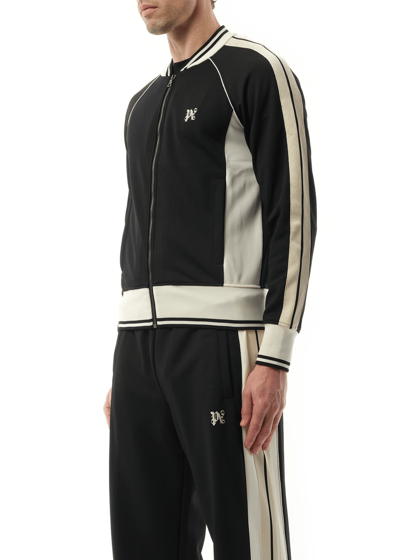 PALM ANGELS New Monogram Track Jacket (Black)