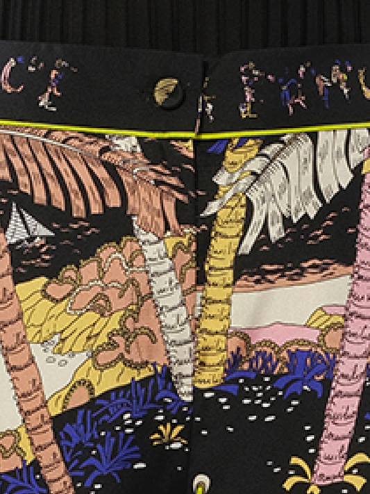PUCCI Print Palm Trousers (Black)
