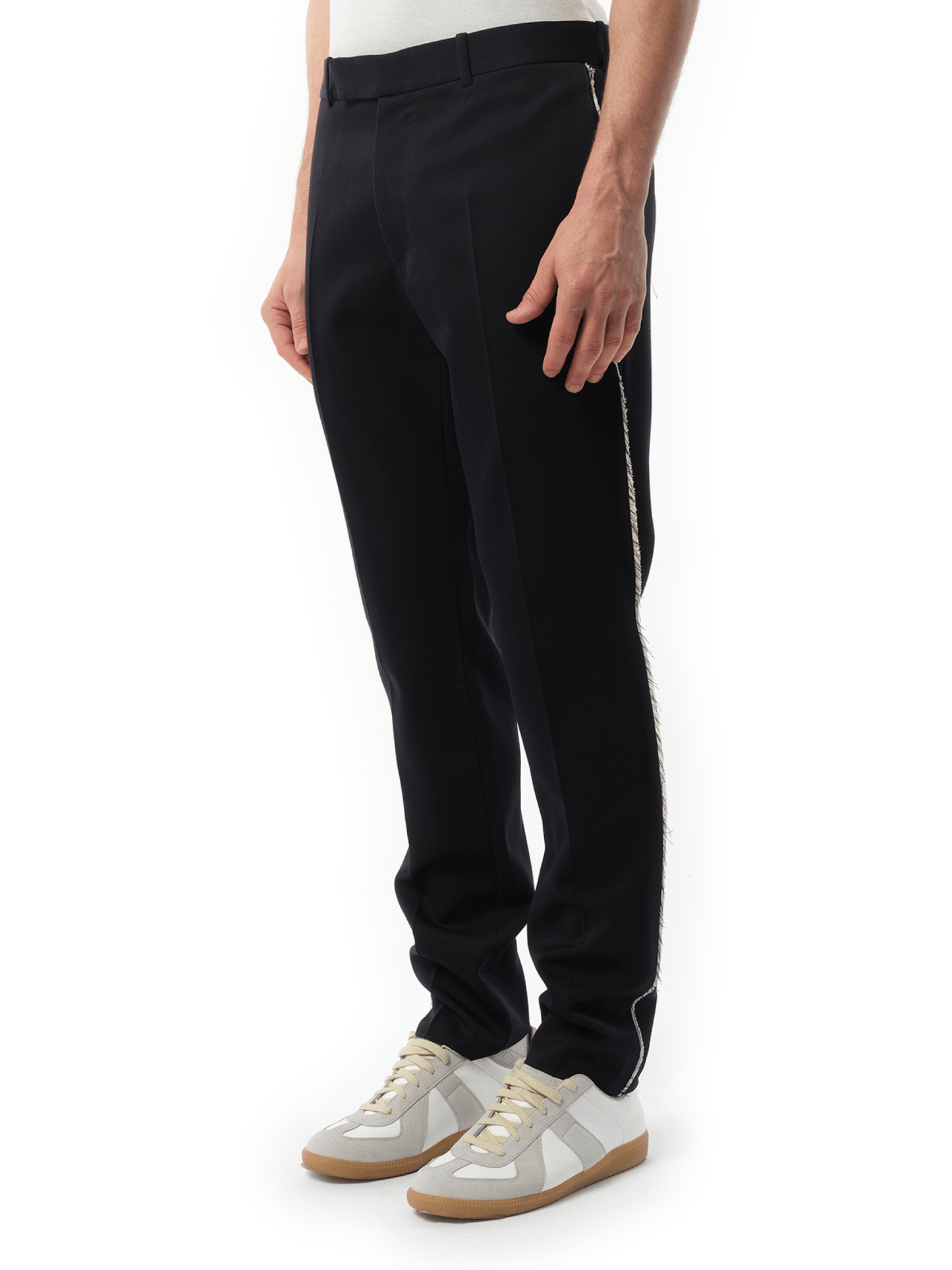 ALEXANDER MCQUEEN Slim Cut Pants (Navy)