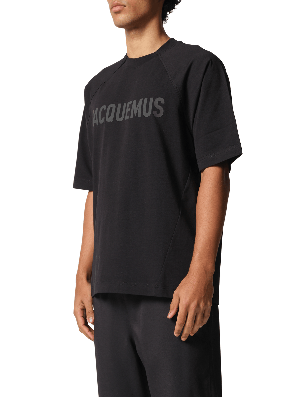 JACQUEMUS Le T-Shirt Typo (Black)
