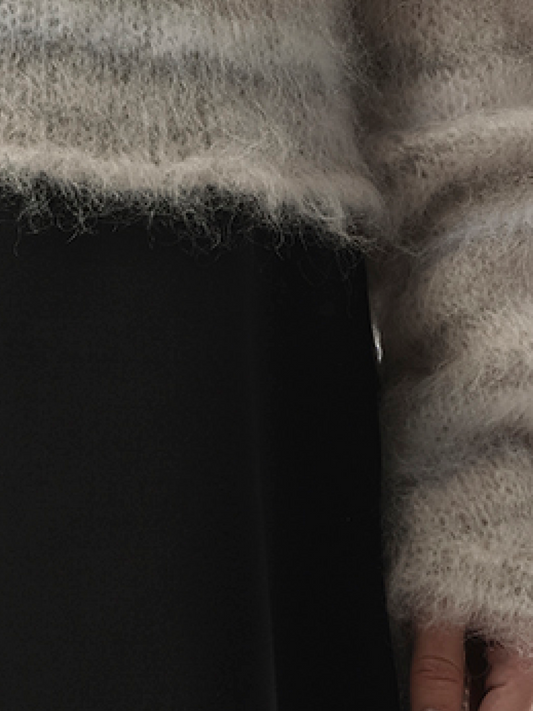 MARNI Fuzzy Wuzzy Brushed Sweater (Grey)