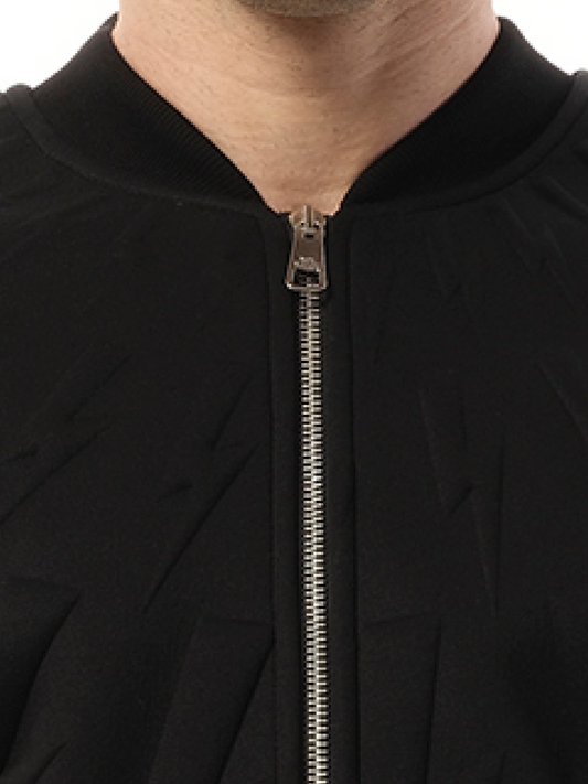 NEIL BARRETT Zip Sweatshirt (Black)