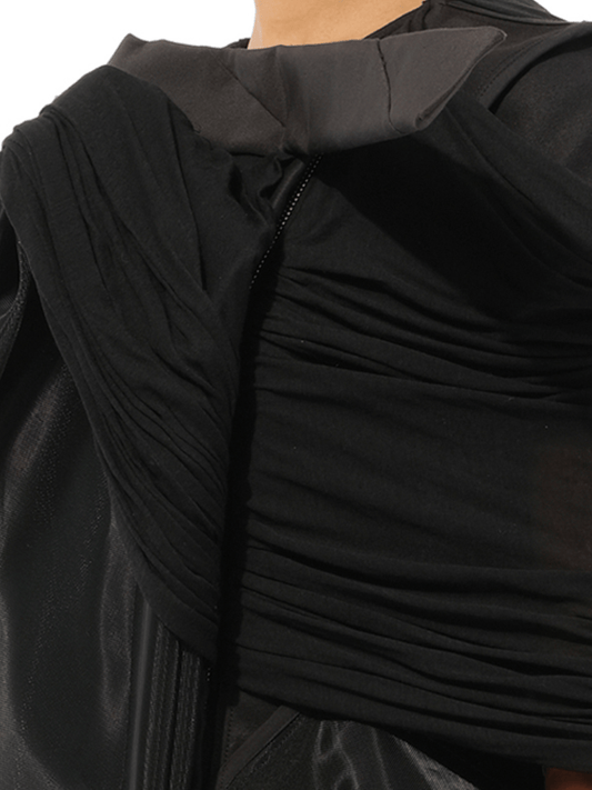 RICK OWENS Falcon Woven Jacket (Black)