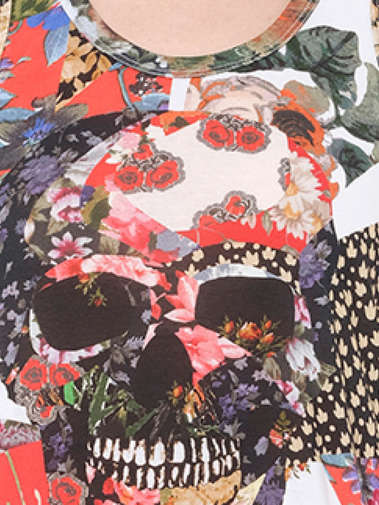 ALEXANDER MCQUEEN Maglietta Skull T-Shirt (Multicolour)