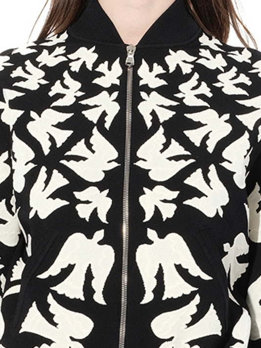 ALEXANDER MCQUEEN Knit Jacket (Black)