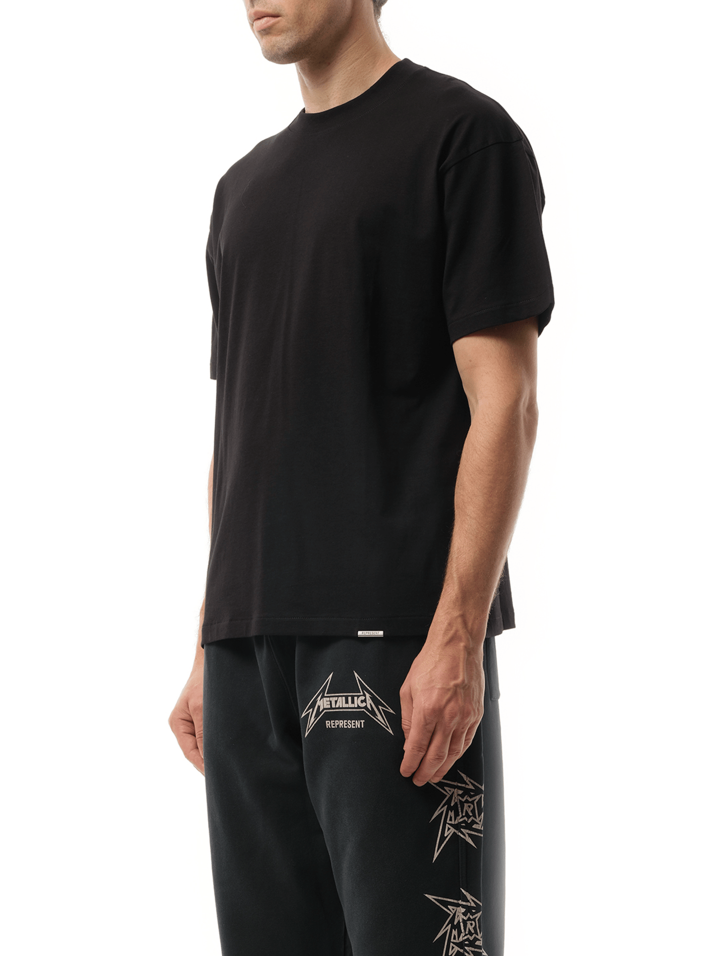 REPRESENT Initial Oversized T-Shirt (Black)