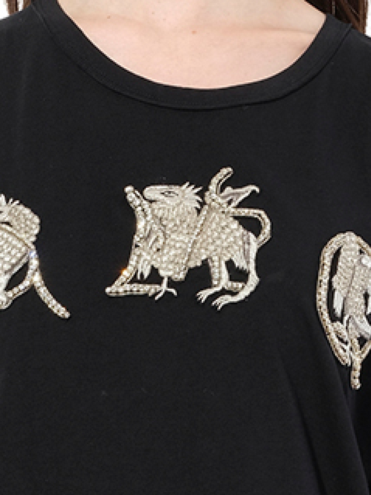 ALEXANDER MCQUEEN Maglieta Myth T-Shirt (Black)