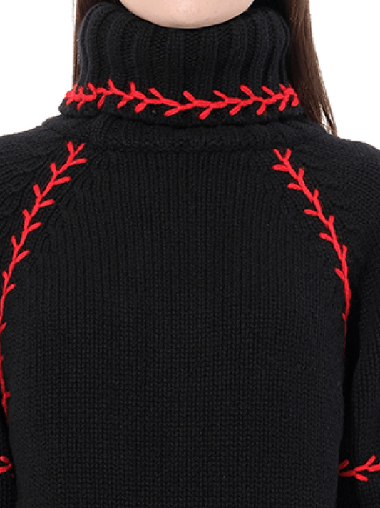 ALEXANDER MCQUEEN Pullover (Black Red)