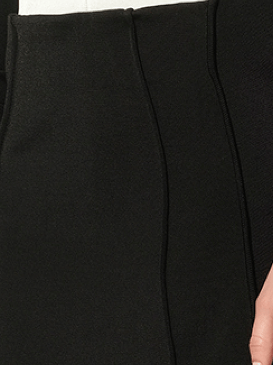 CHLOE Back Panel Skirt (Black)