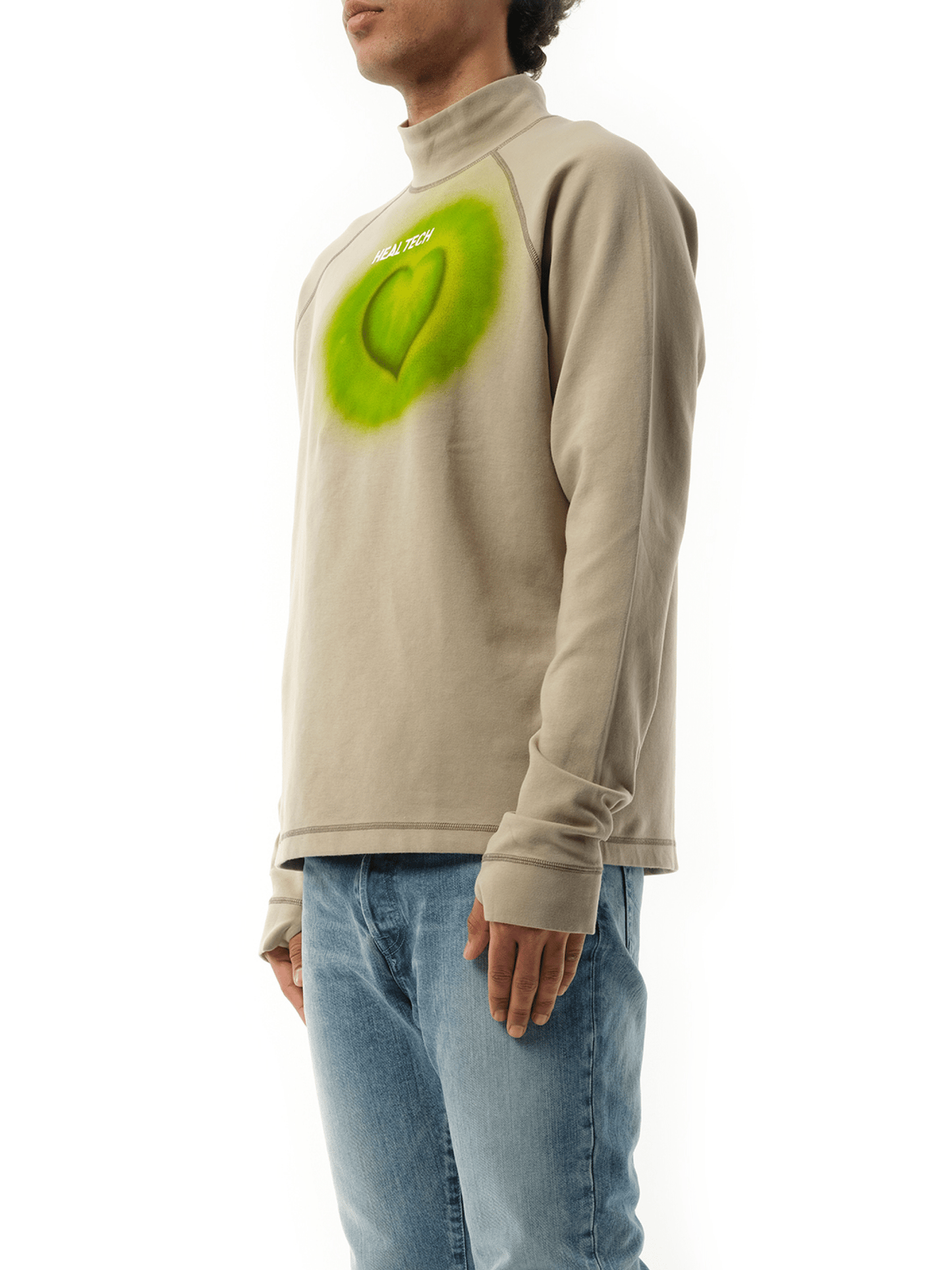 DOUBLET Healtech Airbrush High Neck (Green)